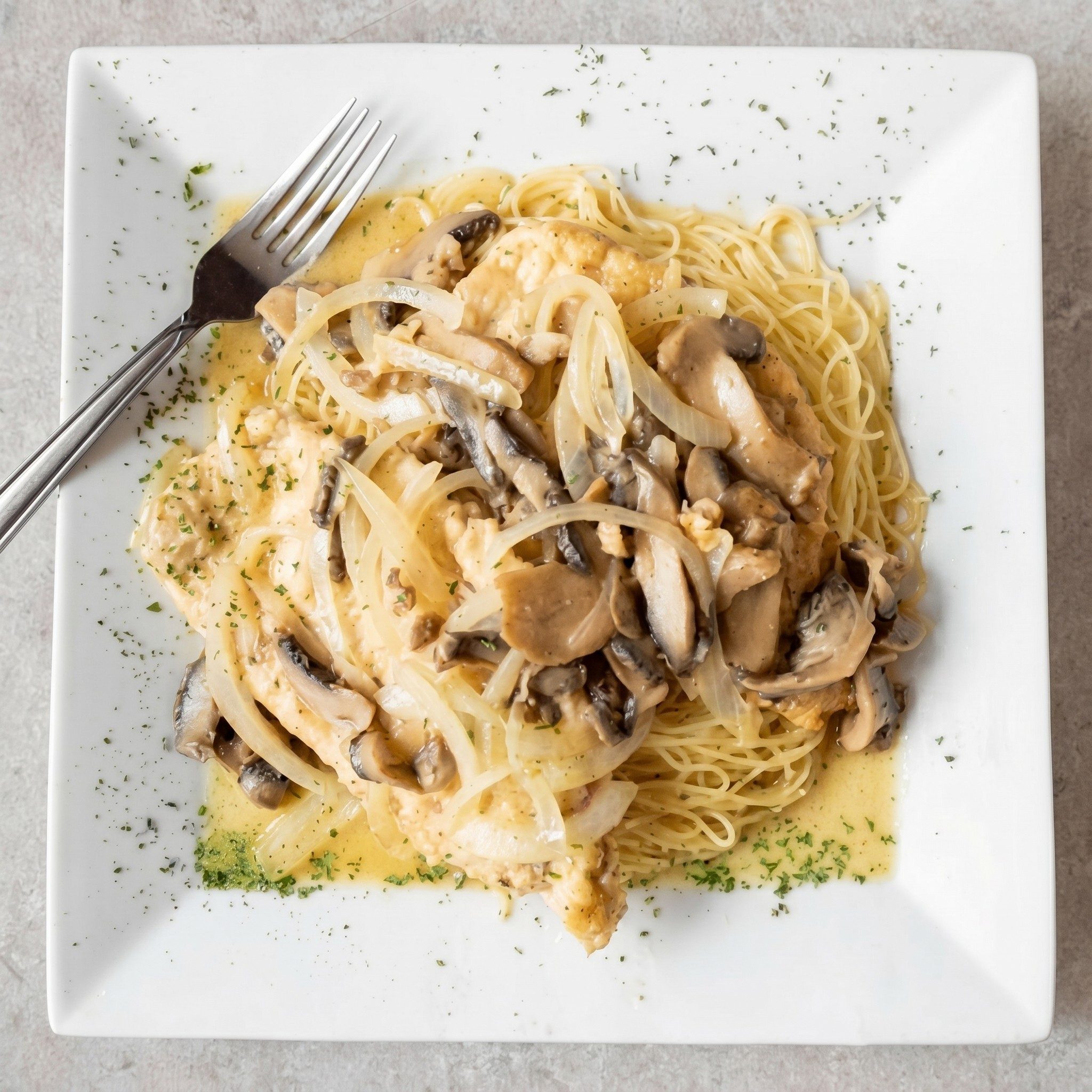 Chicken Marsala.