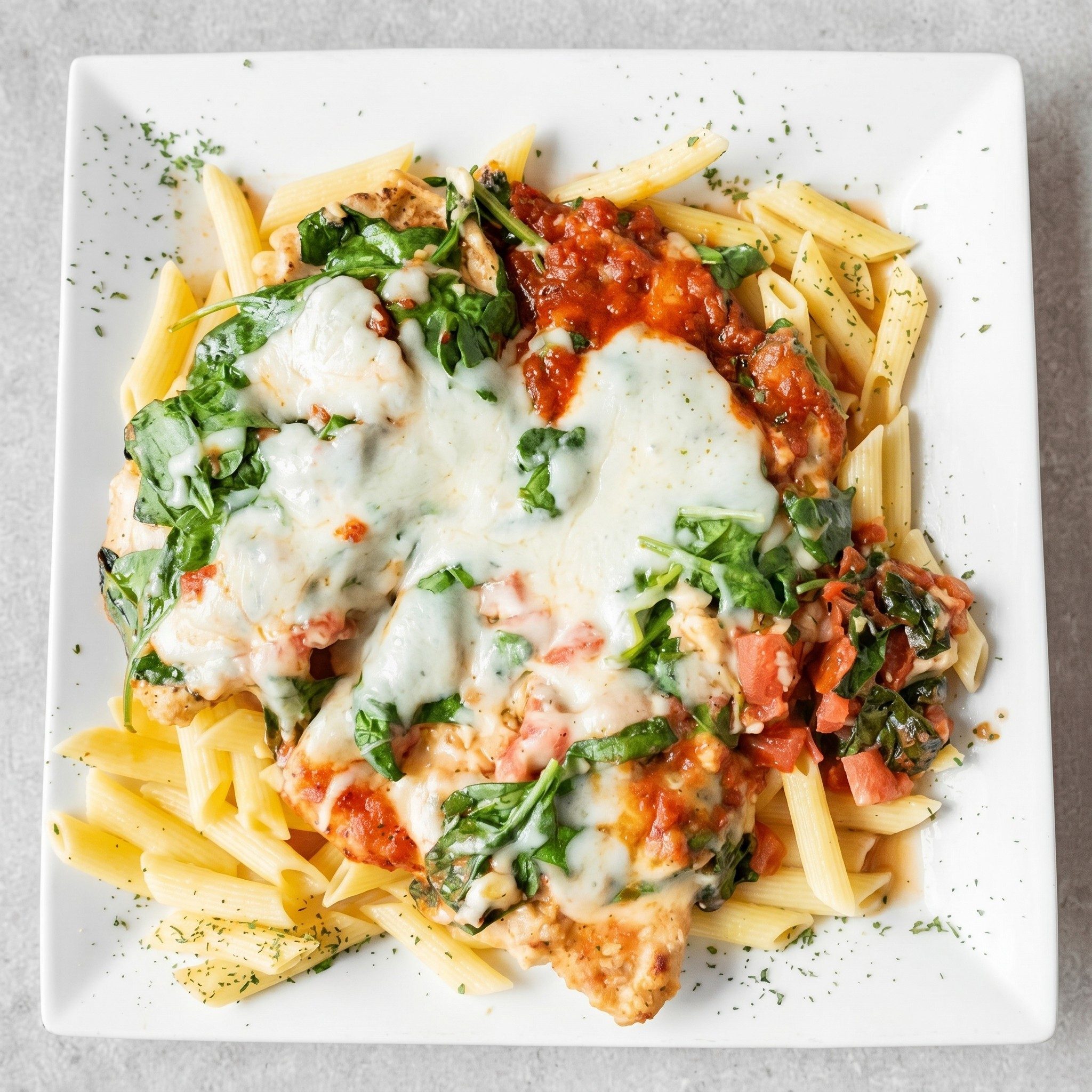 Chicken Florentine.