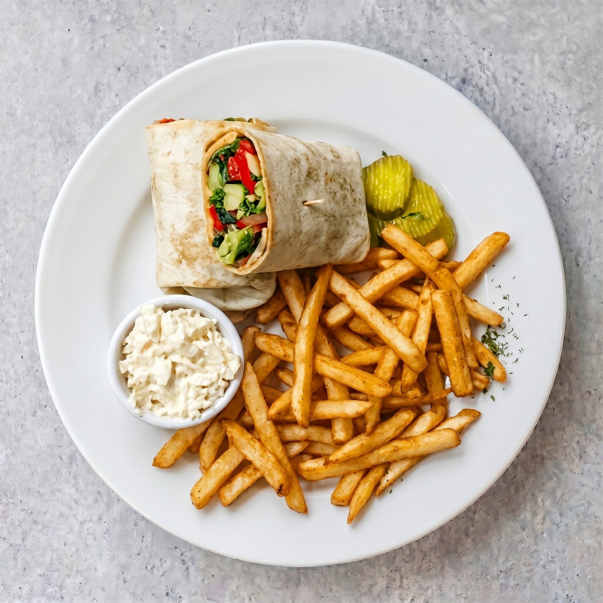Cheesesteak Wrap.